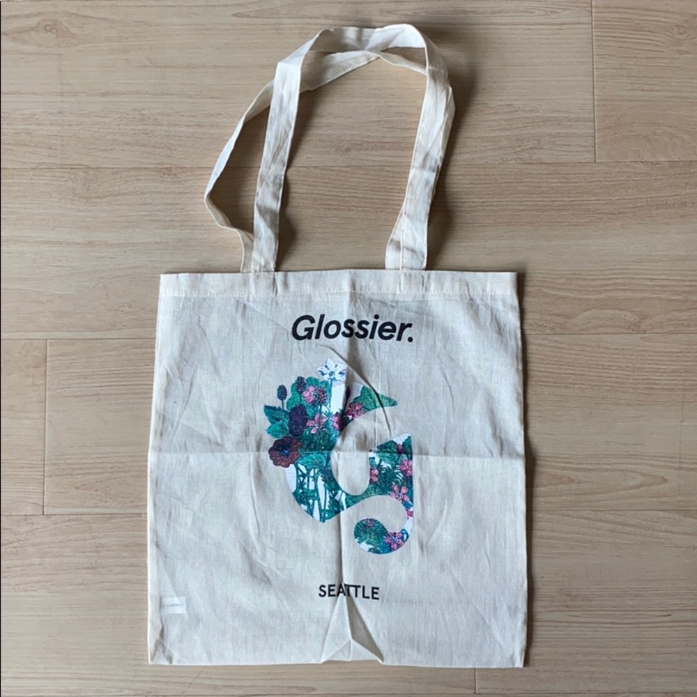 Glossier Seattle linen bag